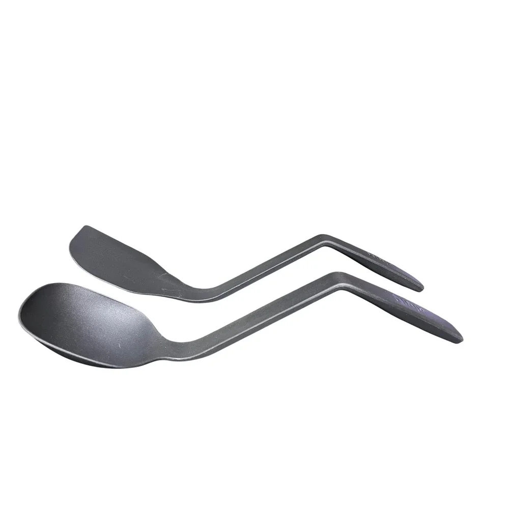 Ninja‎ Kitchen Angled Utensil Set Spatula Spoon Black Cooking Tools